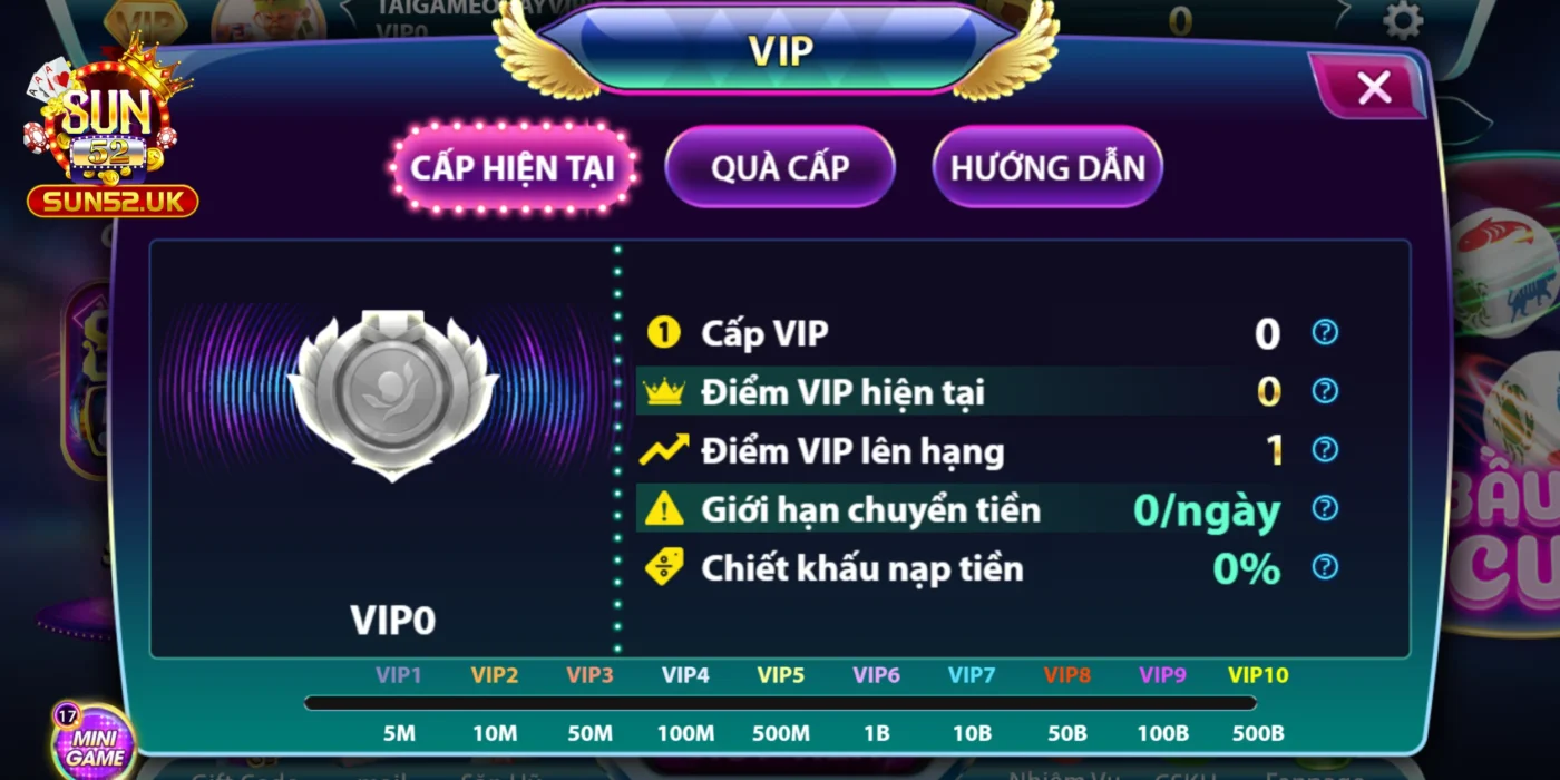 Giao dịch thường xuyên để nâng hạng VIP