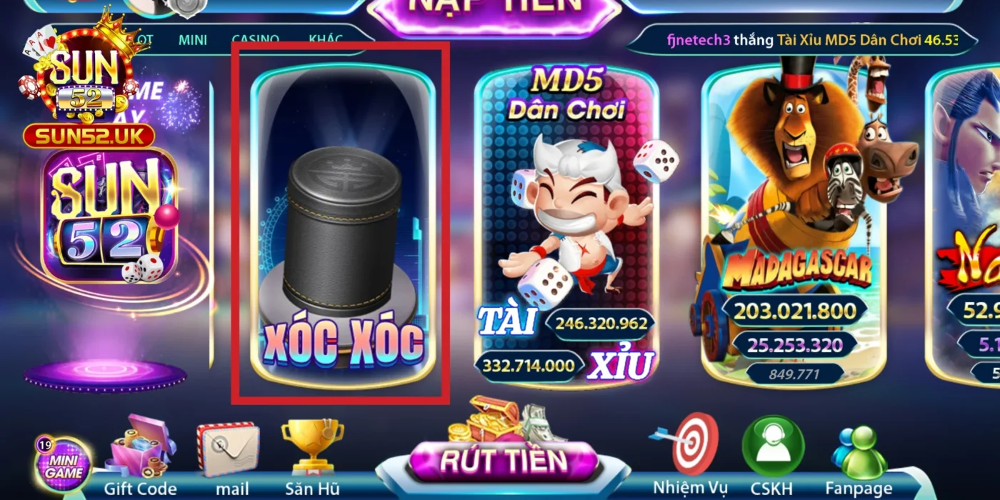 Giao diện hiện đại với thiết kế ấn tượng của tựa game 